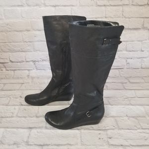 Elegant Black Over the Knee Boots